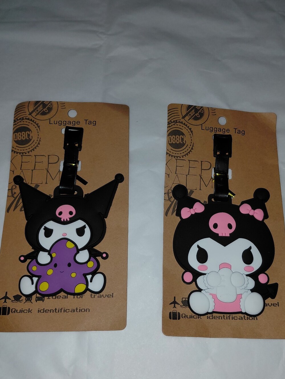 Kuromi Luggage Tag Bundle - Inc. 2 Tags NWT